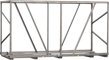 大型オートバイ輸出用スチール梱包ケース